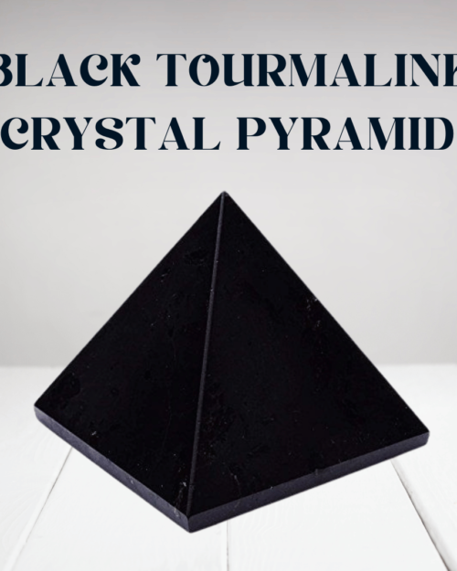 Blood Tourmaline Crystal Pyramid - 1 Inch