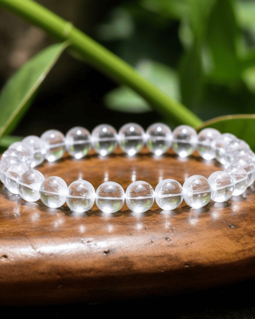 Clear Quartz Crystal Bracelet - with Certificate