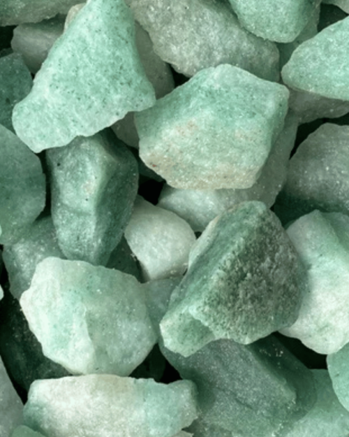 Green Aventurine Crystal Raw Stone - 500 Gram