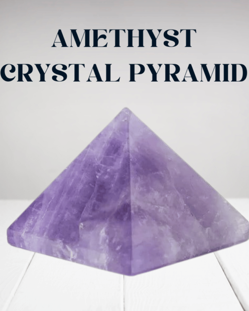 Amethyst Crystal Pyramid - 3 Inch