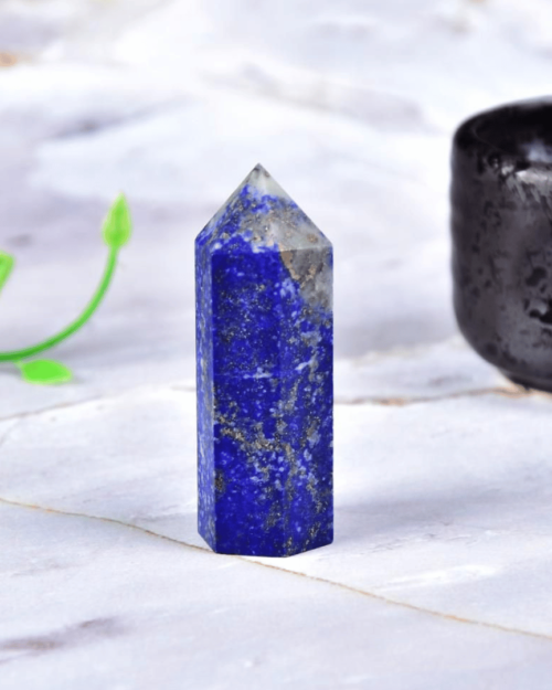 Lapis Crystal Tower - 3 Inch